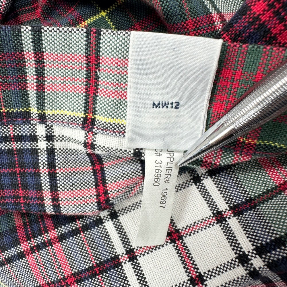 Ralph Lauren Mens XXL Button Down Shirt Red Green Plaid Long Sleeve Pony Pocket - Picture 6 of 9